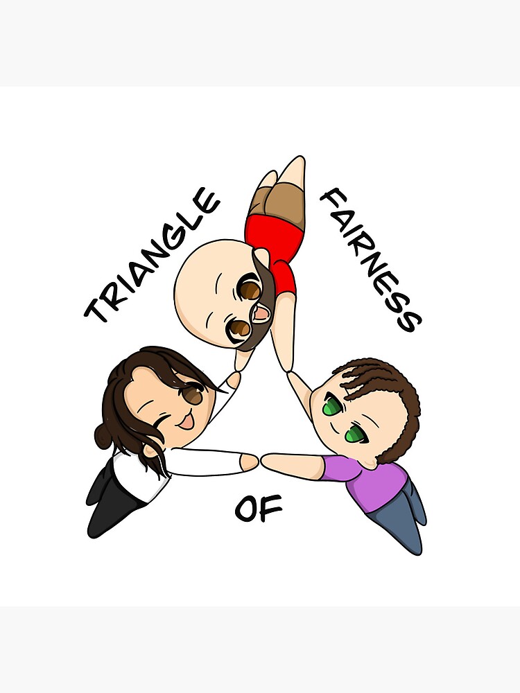 Distractible Triangle Of Fairness Throw Pillow - Image 2