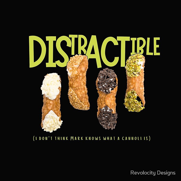 Distractible Podcast Cannoli Bit Tote Bag - Image 2