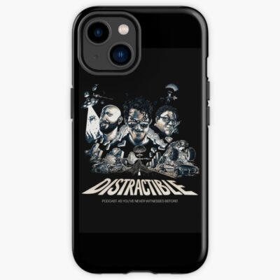 Distractible Postcard Merch Monochrome Iphone Case