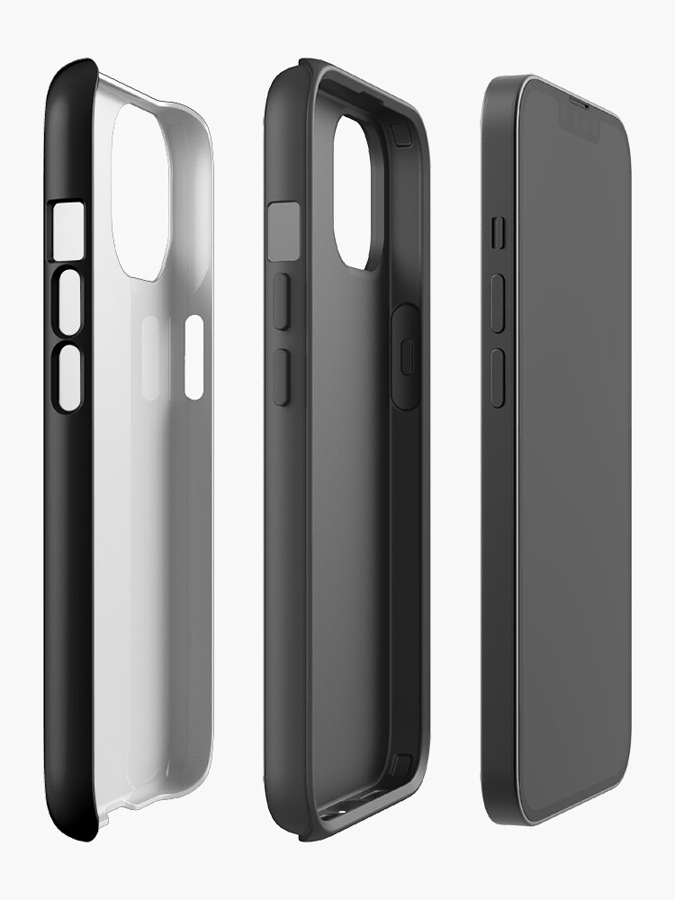 Distractible Postcard Merch Monochrome Iphone Case - Image 2