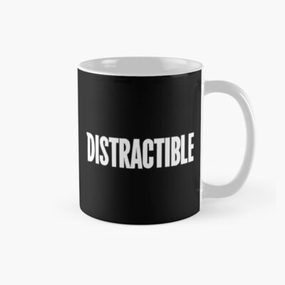 Distractible Postcard Logo Basic Design Mug