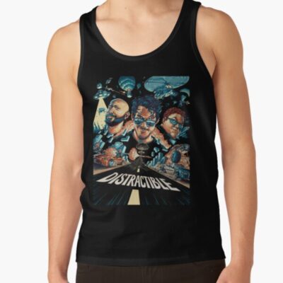 Distractible Postcard Colorfull Tank Top