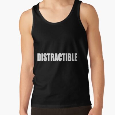 Distractible Podcast Hd Logo Bassic Tank Top