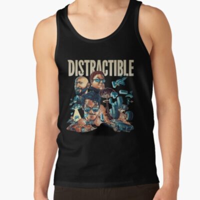 Distractible Podcast Classic Design Tank Top