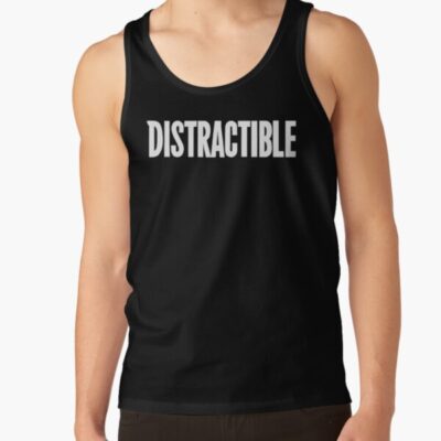 Distractible Logo Bassic Design Tank Top