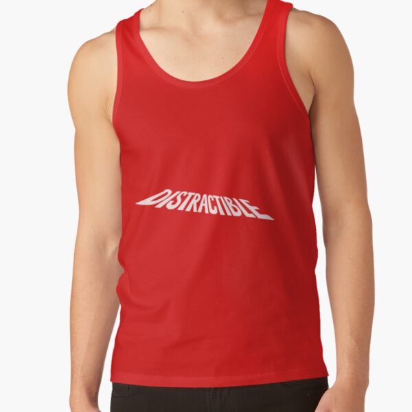 Distractible Podcast Hd Logo Unique Tank Top - Image 4