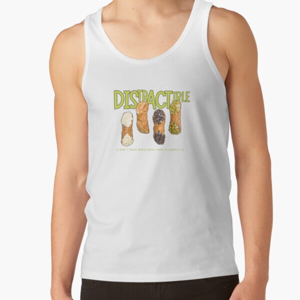 Distractible Podcast Cannoli Bit Tank Top - Image 2