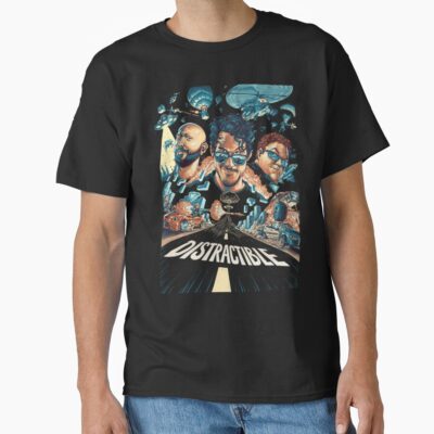 New Colelction Distractible Postcard Merch T-shirt