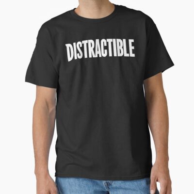 Distractible Logo Bassic Design T-shirt