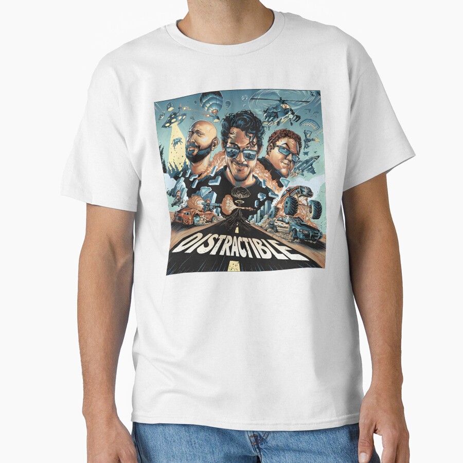 Best Selling Distractible Vintage Design T-shirt - Image 2