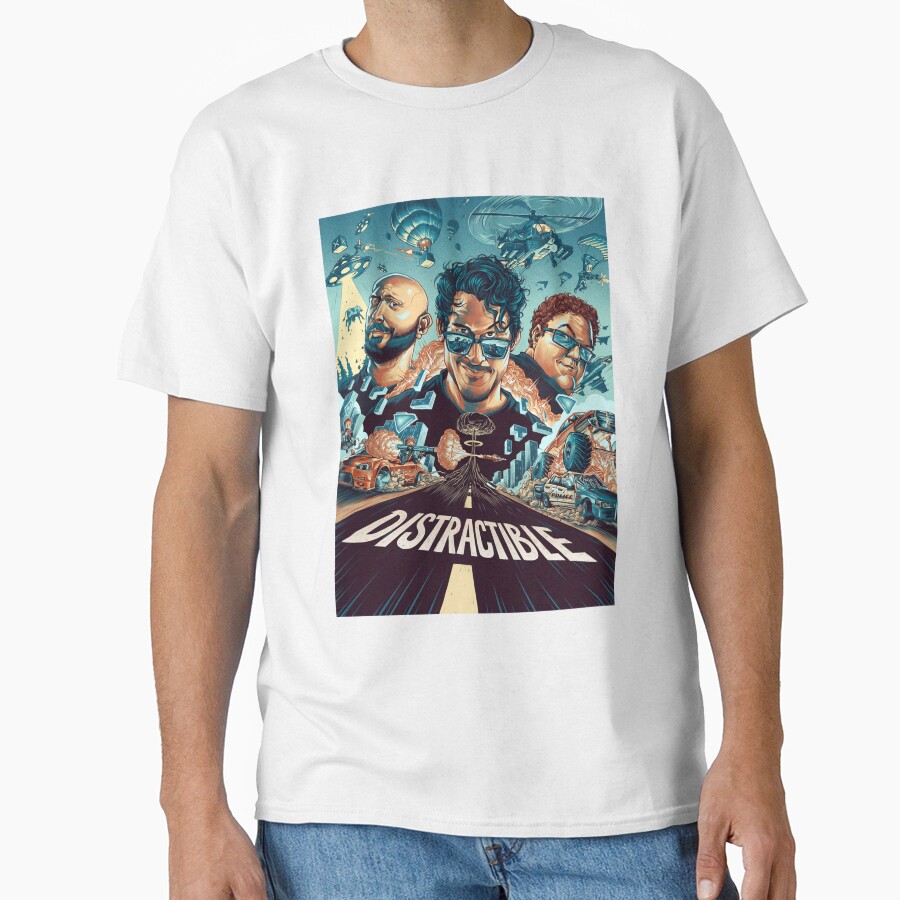 Hot Design Distractible Classic Design T-shirt - Image 2
