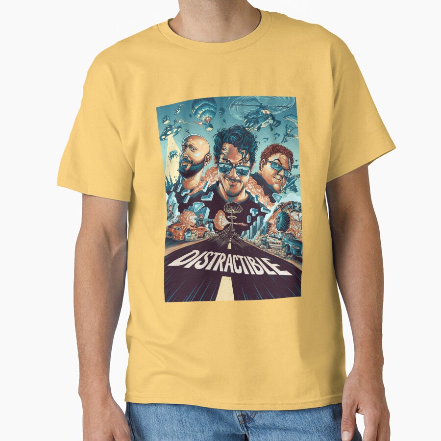 Hot Design Distractible Classic Design T-shirt - Image 6