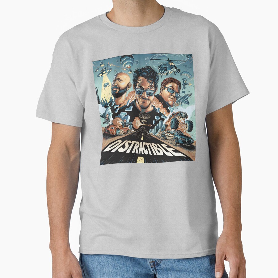 Best Selling Distractible Vintage Design T-shirt - Image 3