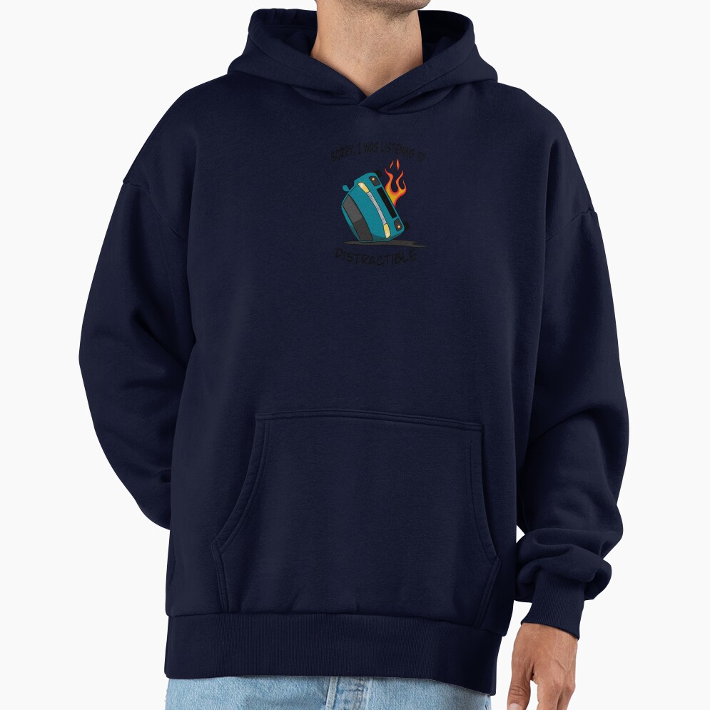 Sorry I Was Listening To Distractible Hoodie - Image 5