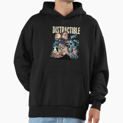 New Distractible Podcast Colorfull Hoodie