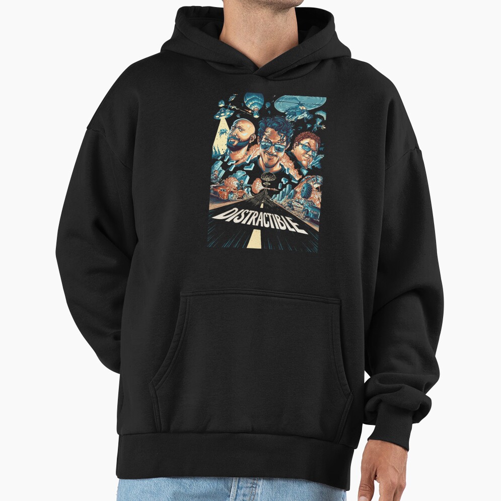New Colelction Distractible Postcard Merch Hoodie