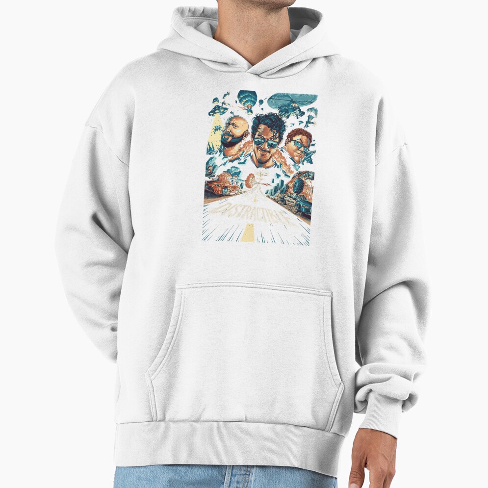 New Colelction Distractible Postcard Merch Hoodie - Image 2