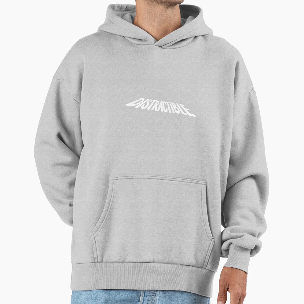Distractible Podcast Hd Logo Unique Hoodie - Image 4