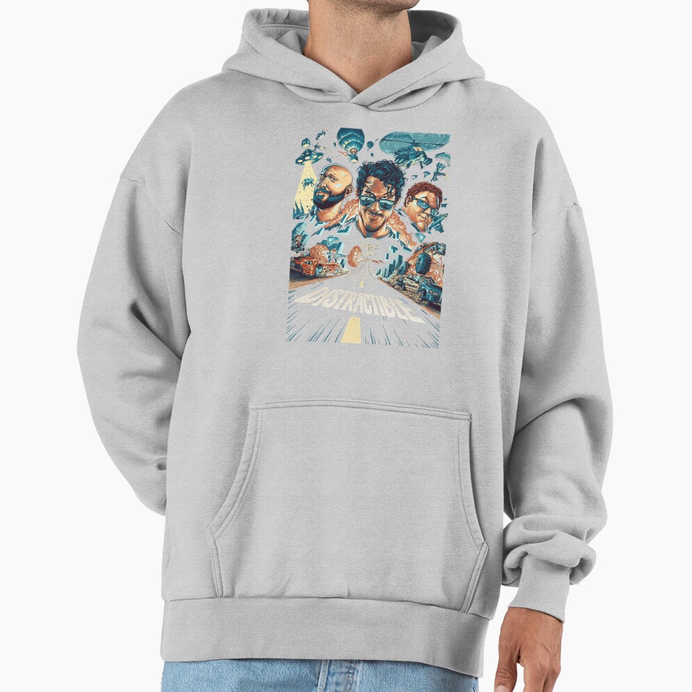 New Colelction Distractible Postcard Merch Hoodie - Image 4