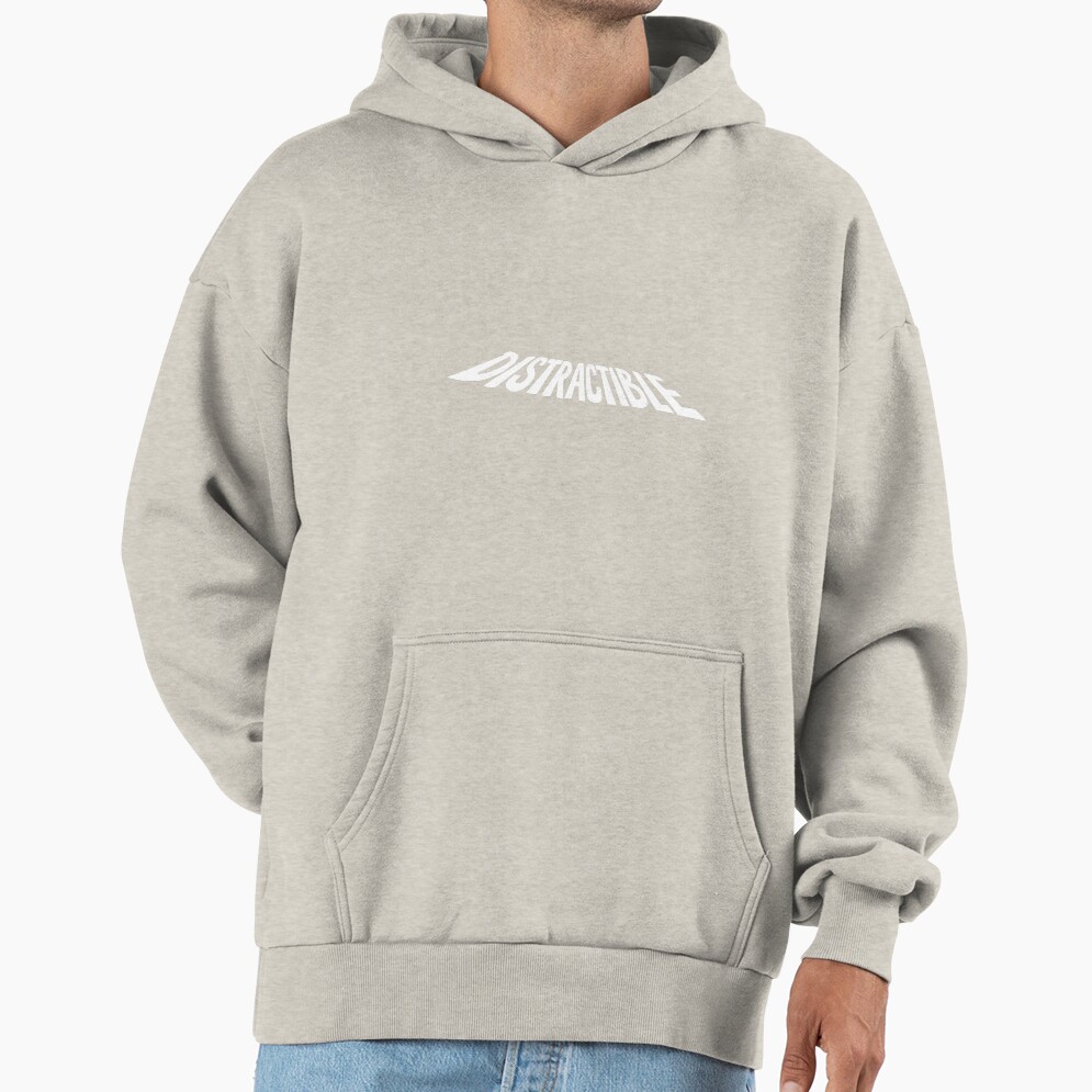 Distractible Podcast Hd Logo Unique Hoodie - Image 3