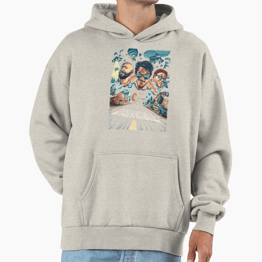 New Colelction Distractible Postcard Merch Hoodie - Image 3