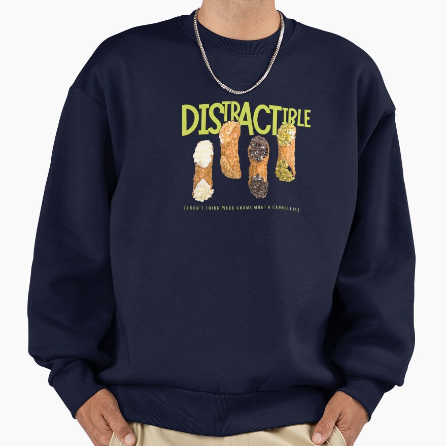 Distractible Podcast Cannoli Bit Sweatshirt - Image 5