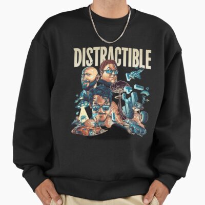 Distractible Podcast Classic Design Sweatshirt