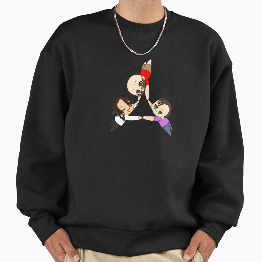 Distractible Triangle Of Fairness Sweatshirt - Image 2