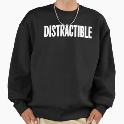 Distractible Logo Bassic Design Sweatshirt