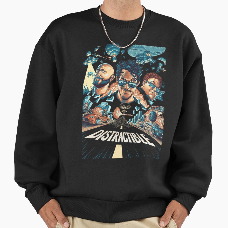 New Colelction Distractible Postcard Merch Sweatshirt