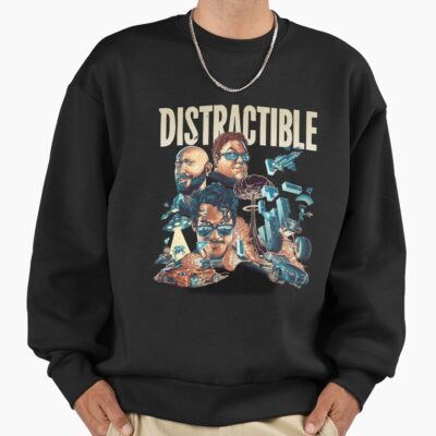 New Distractible Podcast Colorfull Sweatshirt