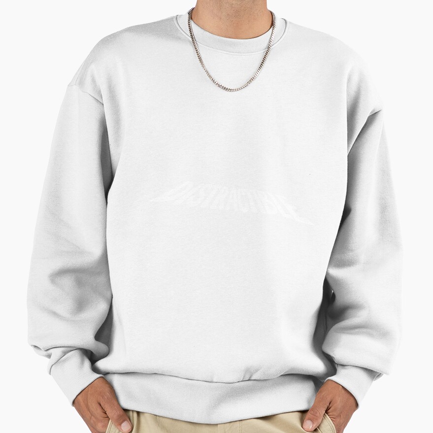Distractible Podcast Hd Logo Unique Sweatshirt - Image 2