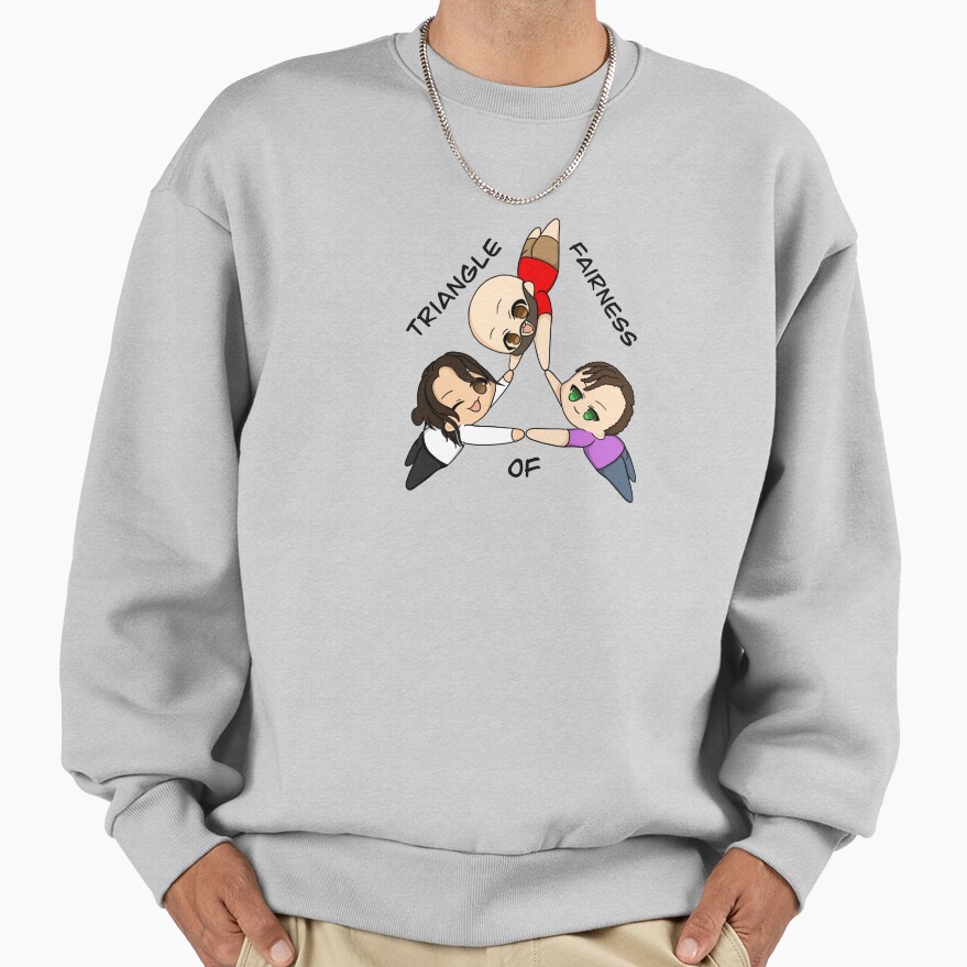 Distractible Triangle Of Fairness Sweatshirt - Image 4
