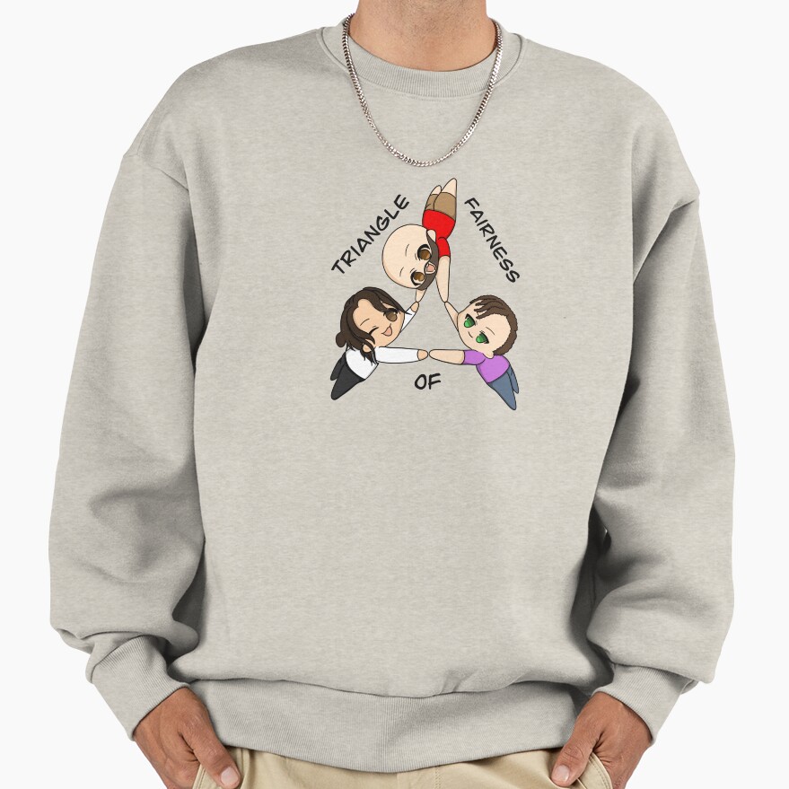 Distractible Triangle Of Fairness Sweatshirt - Image 3