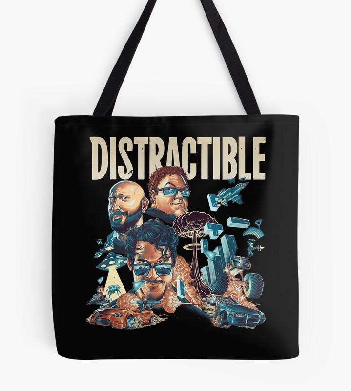 Best Selling Distractible Podcast Wonderfull Tote Bag
