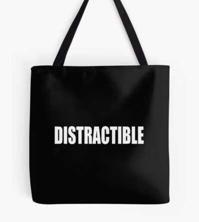 Distractible Podcast Hd Logo Bassic Tote Bag