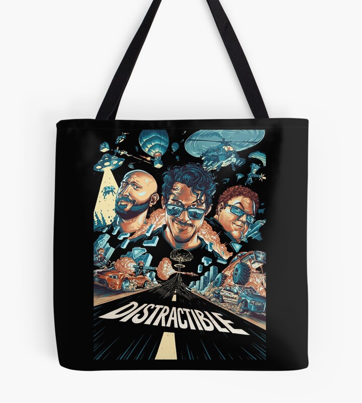 Hot Item Distractible Postcard Classic Design Tote Bag