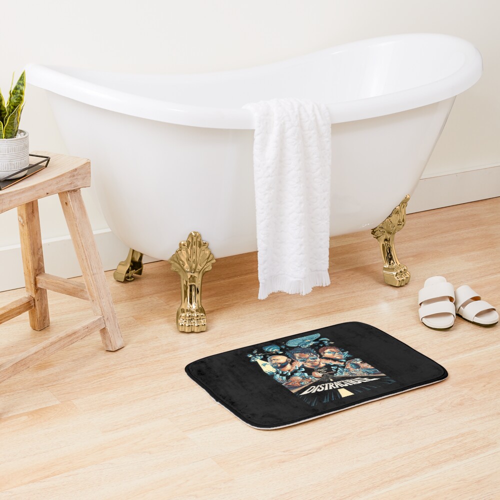 Distractible Postcard Classic Collection Bath Mat - Image 2