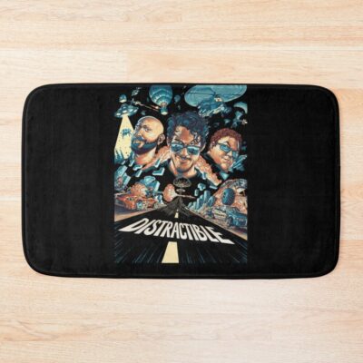 Hot Distractible Postcard Classic Design Bath Mat