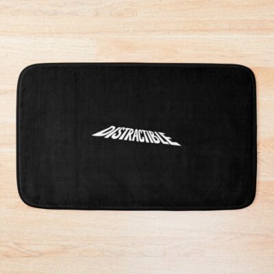 Distractible Podcast Hd Logo Unique Bath Mat