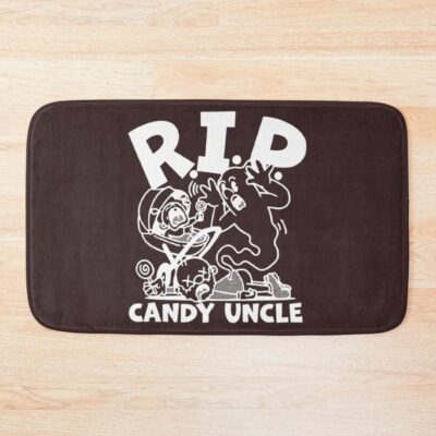Distractible Merch Candy Uncle Premium Bath Mat