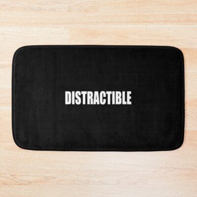 Distractible Podcast Hd Logo Bassic Bath Mat