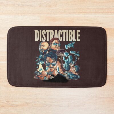 Hot Item Distractible Podcast Vintage Design Bath Mat