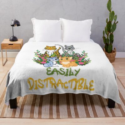 New Collection Easily Distractible Throw Blanket