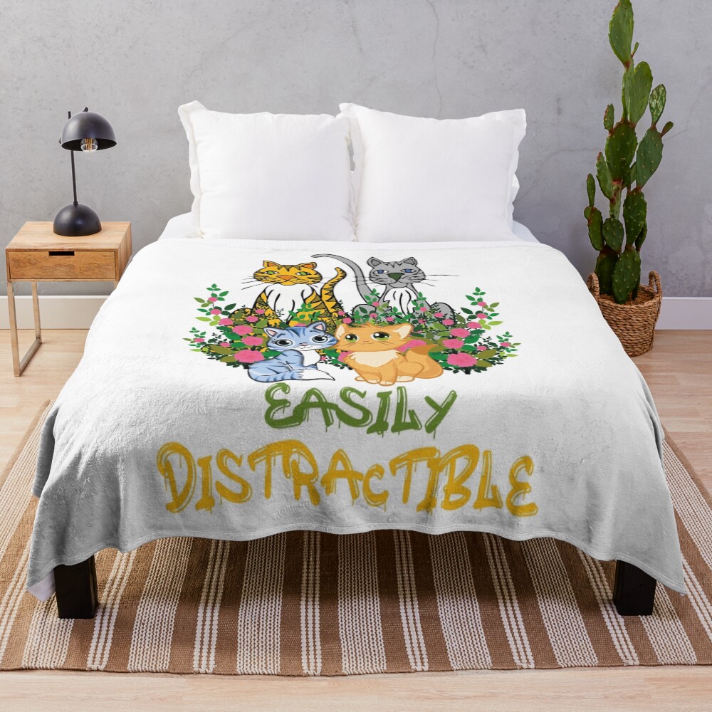 New Collection Easily Distractible Throw Blanket