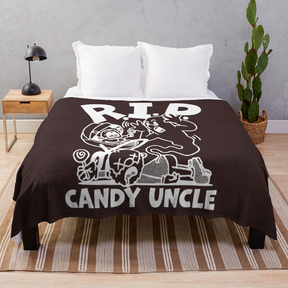 Distractible Merch Candy Uncle Premium Throw Blanket