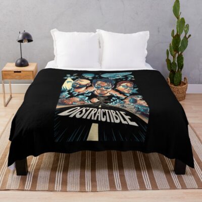 Distractible Merch Distractible Throw Blanket