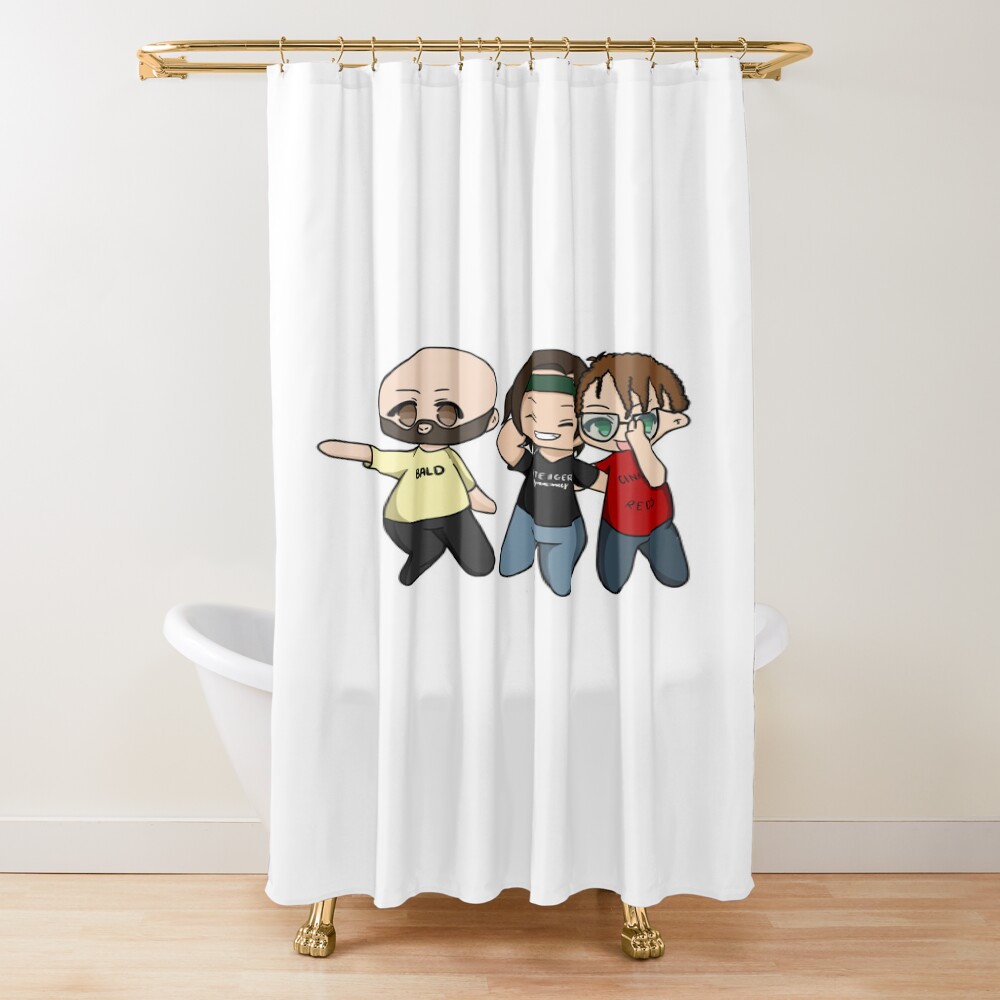 Chibi Distractible Gang So Cute Shower Curtain