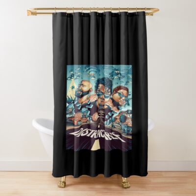 Hot Item Distractible Postcard Classic Shower Curtain
