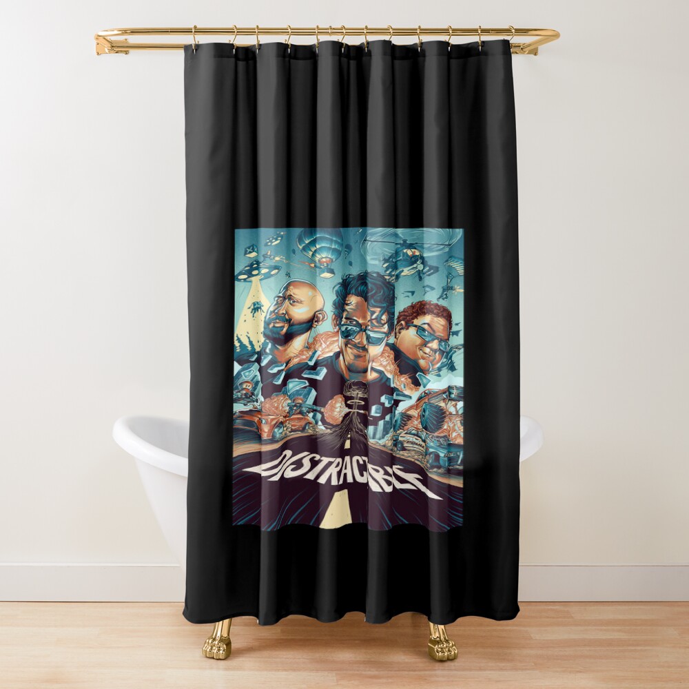 Hot Item Distractible Postcard Classic Shower Curtain